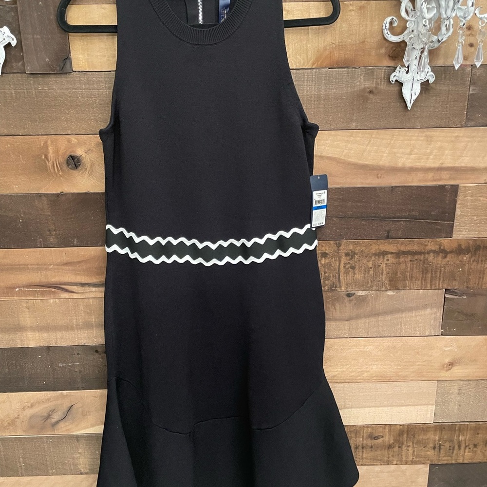 RACHEL Rachel Roy Black and White Dress - Picture 1 of 5